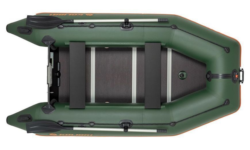 Ponton Kolibri KM-300D Pro (Kolibri KM-300D) motorowy twarda podłoga, kolor zielony