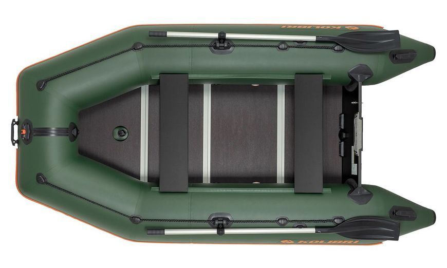 Ponton Kolibri KM-300D Pro (Kolibri KM-300D) motorowy twarda podłoga, kolor zielony