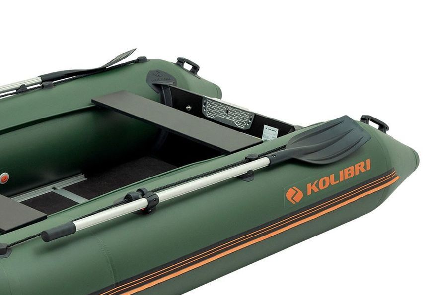 Ponton Kolibri KM-330D Pro (Kolibri KM-330D) motorowy sklejka kilowa, zielona