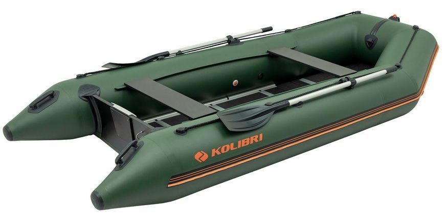 Ponton Kolibri KM-360D Pro (Kolibri KM-360D) motorowy twarda podłoga, kolor zielony
