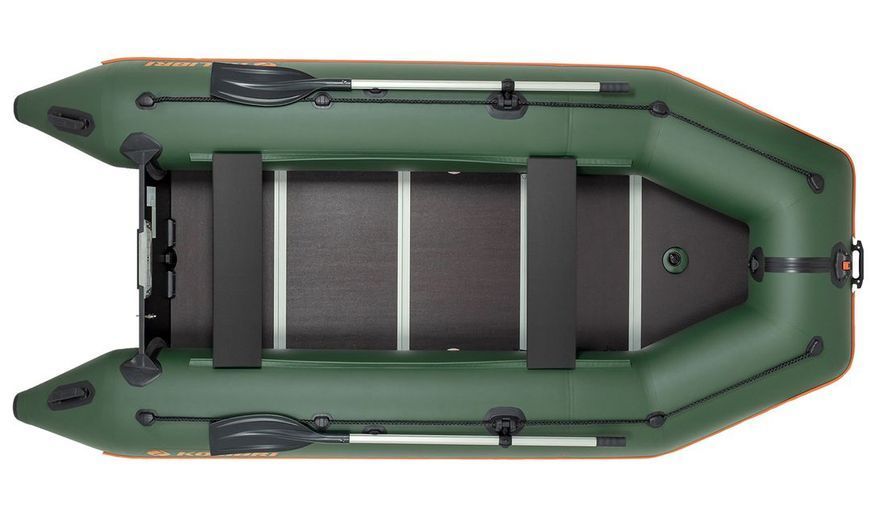 Ponton Kolibri KM-360D Pro (Kolibri KM-360D) motorowy twarda podłoga, kolor zielony