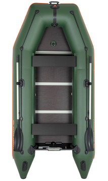 Ponton Kolibri KM-330D Pro (Kolibri KM-330D) motorowy sklejka kilowa, zielona