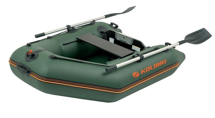 Embarcaci&oacute;n neum&aacute;tica Kolibri KM-200 (Kolibri KM-200) motor sin suelo, color verde