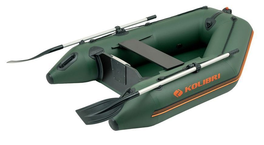 Embarcaci&oacute;n neum&aacute;tica Kolibri KM-200 (Kolibri KM-200) motor sin suelo, color verde
