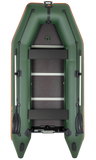 Inflatable boat Kolibri KM-330D Profi (Kolibri KM-330D) motor keel plywood floor, green