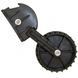 Kolibri transom wheels, plastic, black (13.016.62)