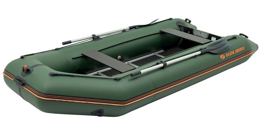 Schlauchboot Kolibri KM-360D Pro (Kolibri KM-360D) motorowykiel Sperrholz, gr&uuml;n