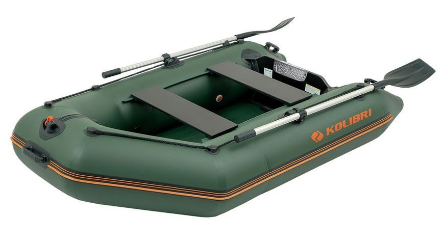 Ponton Kolibri KM-245, silnikowy, bez pokładu, kolor zielony