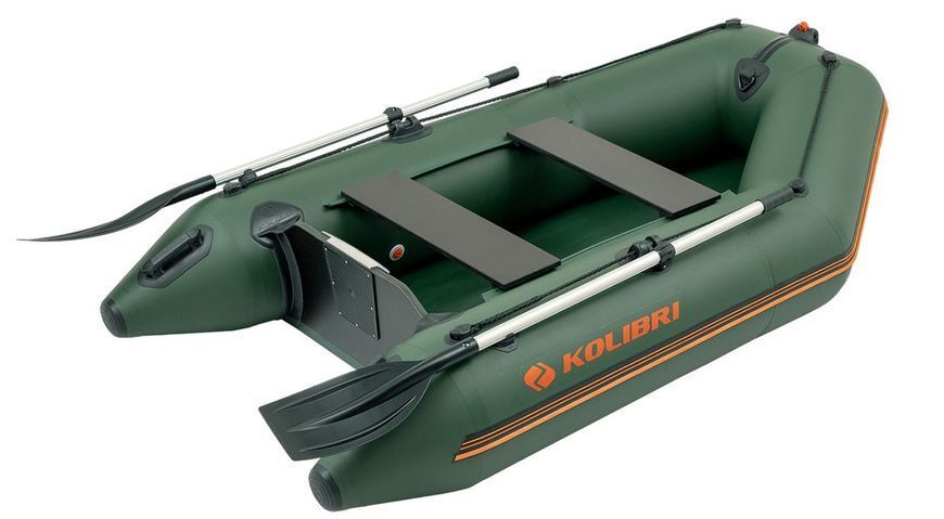 Ponton Kolibri KM-245, silnikowy, bez pokładu, kolor zielony