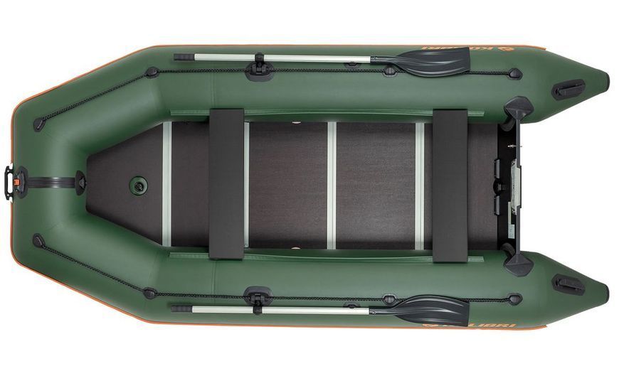 Schlauchboot Kolibri KM-360D Pro (Kolibri KM-360D) motorowykiel Sperrholz, gr&uuml;n