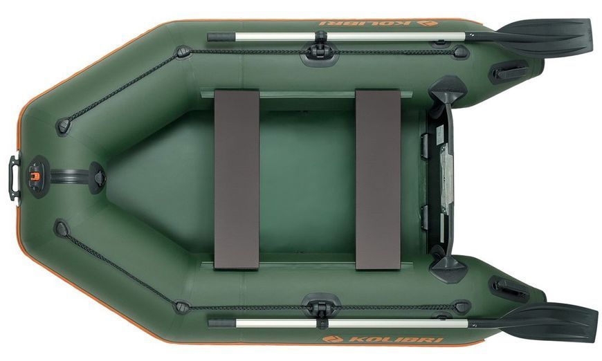 Ponton Kolibri KM-245, silnikowy, bez pokładu, kolor zielony