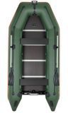 Inflatable boat Kolibri KM-360D Profi (Kolibri KM-360D) motor keel plywood floor, green