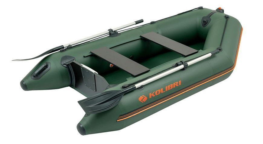 Ponton Kolibri KM-260, silnikowy, bez pokładu, kolor zielony