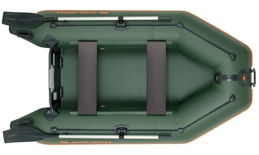 Ponton Kolibri KM-260, silnikowy, bez pokładu, kolor zielony