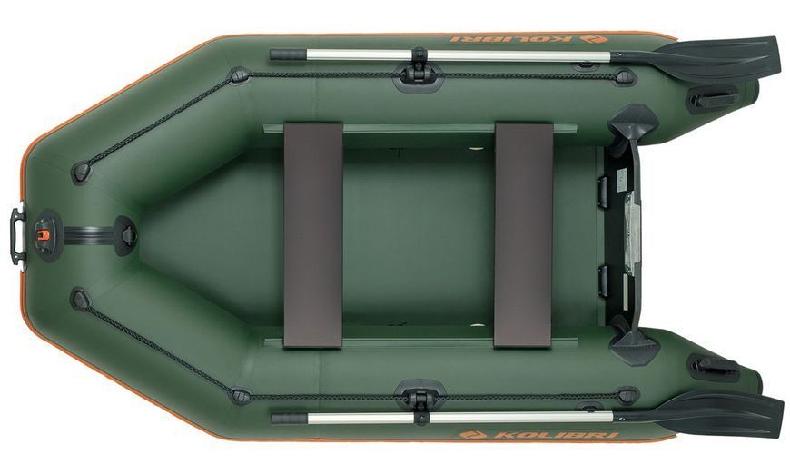 Ponton Kolibri KM-260, silnikowy, bez pokładu, kolor zielony