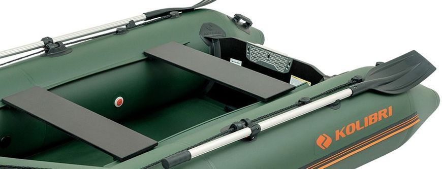 Embarcaci&oacute;n neum&aacute;tica Kolibri KM-280 (Kolibri KM-280) motor sin suelo, color verde