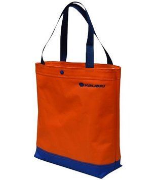Beach bag Kolibri 33x38x13 cm, orange-blue (fabric 420D) (32.105.49)