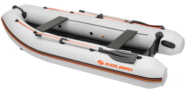 Inflatable boat Kolibri KM-330DL (light gray)