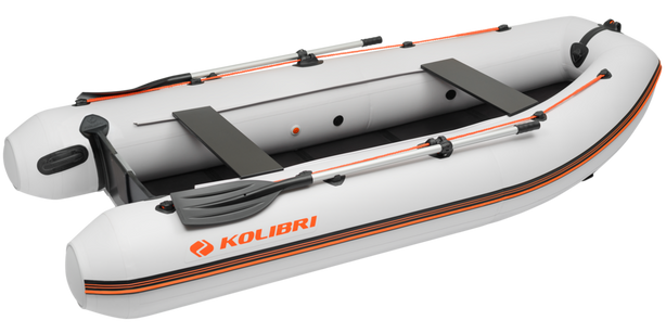 Inflatable boat Kolibri KM-330DL (light gray)