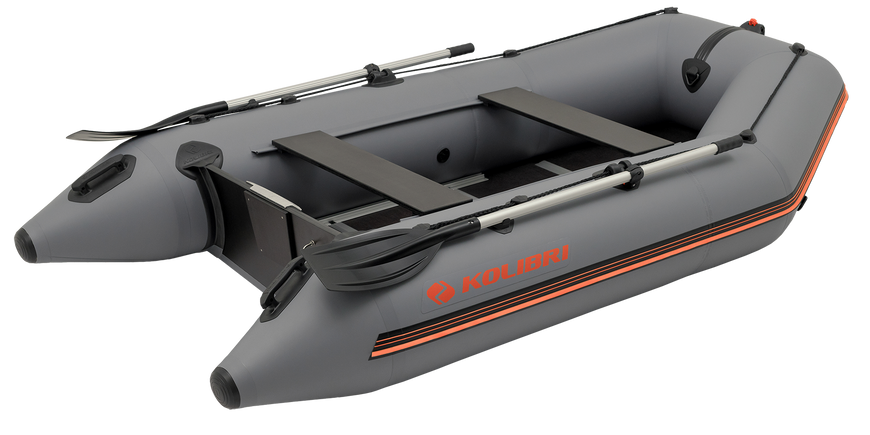Надувний човен Kolibri KM-300D Профі (темно-сіра) Kolibri KM-300D dark grey фото