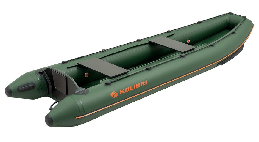 Aufblasbares Kanu Kolibri KM-390C ohne Decking, grün